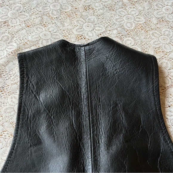Vintage Joo Kay leather vest size small lined - Picture 14 of 15